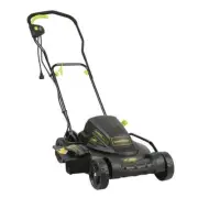 18" 10 Amp Corded Electric Push Lawn Mower Side Discharge Mulching Grass Cutter