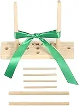 Ribbon Maker Bow Maker | Hardwood Bow Maker for Crafts | Removable Hardwood Ribbon Bow for Wreath Maker Christmas Bow, Hair Bow, Corsage, Various Crafts