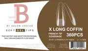 Billionaire Soft Gel Tips Box Nail False Fake Extra Long Coffin - 360pcs