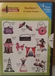 Amazing Designs Embroidery Design CD Boutique 1 20 Classic Designs 2006