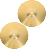 QUMIIRITY Jazz Drum Cymbals Set Brass Crash Hi-hat Cymbals for Boys and Girls Drum Sets