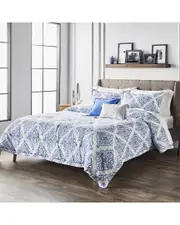 Anne Klein Louisa Comforter Set with Decorative Pillows