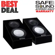 MONITOR AUDIO SILVER AMS 7G DOLBY ATMOS SPEAKERS (PAIR) BLACK GLOSS