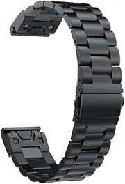 [MGTCAR] For Garmin Fenix 5X/5s plus/6S/6X/3 3 HR/935 945 Stainless Steel Metal Replacement wristband quick release bracelet accessories