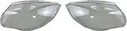 Car Headlight Cover Headlamp Shell Transparent Lampshade Case Replace Original Lens Compatible for Nissan Tiida 2008 2009 2010(A Piar)