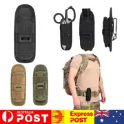 LED Flashlight Pouch Torch Nylon Holster Belt 360 Degree Carry Case Holder Bag