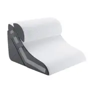 Bed Wedge Pillow Set 3Pcs Triangle Cushion Memory Foam Head Back Support Adjustable Headrest for Sleeping Reading Leg Elevation Raiser