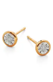 Monica Vinader Essential Diamond Stud Earrings