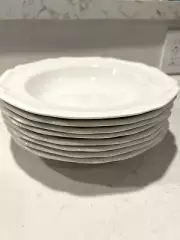 Mikasa Ultimate Plus Antique White Bowls Octagon Plates Set Of 8 New TAG !!!