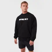 [Rec Gen] REC GEN - Mass Fleece Crew - Black