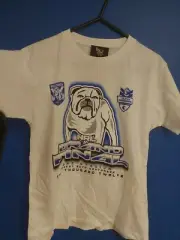 NRL Canterbury Bulldogs Grand Final Tshirt 2012 Kids Size 12 - Jersey Football