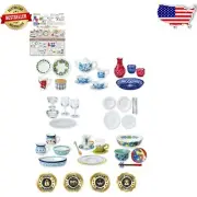 All-in-One Miniature Tableware Box - 8 Unique Types for Decorative Displays