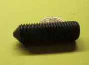 Steel Metric Set Screws, Cone Point, M16 x 2.0 x 50 mm Length, 5 Pieces