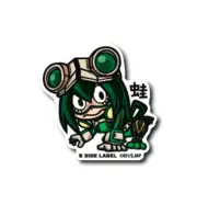 My Hero Academia Tsuyu Asui B-SIDE LABEL 2nd Sticker Japan Limited NEW UVcut