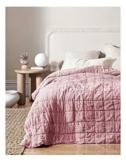 [Aura Home] Luxury Velvet Coverlet in Orchid