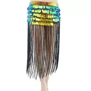 Adjustable Belly Dance Costume Hip Scarf Sequins Tassels Waist Chain for Women