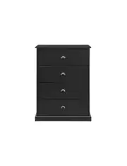 NNEKGE Hampton Chest of Drawers (Black)