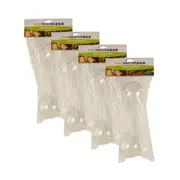 4x 2pc Yard Master Plastic Self Watering Bulbs Indoor/Outdoor Garden 25cm Clear