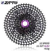 ZTTO 12-Speed Mountain Bike Cassette 11-52T SLR2 UltraLight Freewheel Black