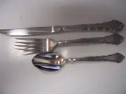 Satinique (Stainless, Community) by ONEIDA SILVER - Knife, Fork & Teaspoon