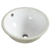 Mondella Resonance 385 x 385 x 165mm White Undercounter Basin