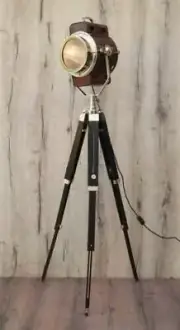 Vintage Style Room Standing Floor Lamp Tripod Vintage Studio Spot Light Decor
