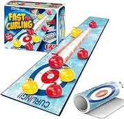 Mini Tabletop Shuffleboard for Kids,Indoor Table Top Curling Games,Family Board Games