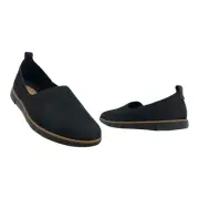 CLARKS TRIGENIC Womens 10 Suede Leather Ballet Flats TRI CURVE Round Minimalist
