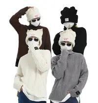 在飛比找樂天市場購物網優惠-FINDSENSE X 男韓基礎款純色打底衫韓版高領套頭毛衣