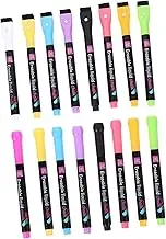 16pcs Erasable Liquid Chalk Markers Set for School Board Water Soluble Marker Pens Blackboard Chalk Writing Supplies Easy to Clean