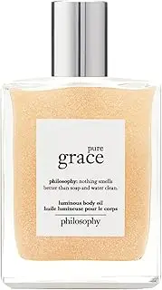 Pure Grace Luminous Body Oil by Philosophy for Women - 4 oz Oil