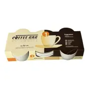 Konitz Coffee Bar ESPRESSO Set 4 Cups 4 Saucers NEW