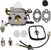 waltyotur C1U-K42 Handheld Leaf Blower Carburetor Replacement for Echo PB-2100 PB-2155 with 13031054130 Air Fuel Filter Line Kit C1U-K42B C1U-K42A 12520020565
