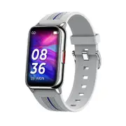 Watch Fitness Tracker Bracelet Waterproof Smartwatch Heart Rate Monitor Blood Oxygen OLED Screen For Huawei Xiaomi - Gray