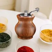 Salt and Salt Grinder Wood Handheld Mini 7cmx9cm Pepper Mill Ceramics Grinding