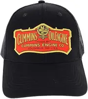 [Cummins] Hat Vintage Baseball Cap 1919 Logo Snapback Trucker Hats for Men Wome,Mesh Snapback Cap