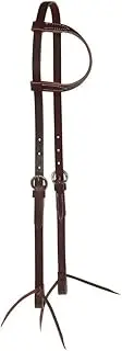 Tack Shack of Ocala- Circle Y Latigo One Ear Headstall, One Ear Headstall, Leather Headstall, Headstall, Latigo Headstall, Horse Headstall, Horse One Ear Headstall