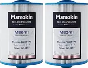 Mamokin PWW50 Spa Filter, Replaces 6CH-940，Filbur FC-0359, 817-0050, 25252, 03FIL1400, PWW50P3(NOT PWW50P4), (1 1/2" Coarse Thread), Waterway Front Access Skimmer, SAE Thread Hot Tub Filter 2 Pack