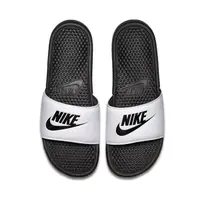 在飛比找蝦皮商城優惠-【NIKE】BENASSI JDI 休閒 拖鞋 白黑 男鞋 