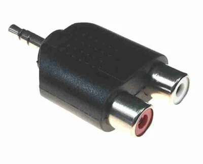 Dual RCA (female) to 3.5mm (male)