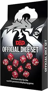 Dungeons & Dragons D&D Dungeons & Dragons Official Dice Set