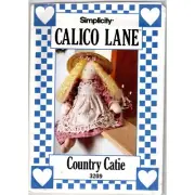 Country Catie Girl Doll & Clothes Sewing Pattern Simplicity 3209 Calico Lane