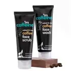 mCaffeine Anti Pollution Coffee Face Wash & Face Scrub Combo Pack of 2