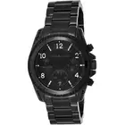 NEW MICHAEL KORS BLAIR BLACK S/STEEL, CHRONO. CRYSTAL GLITZ WATCH MK5686