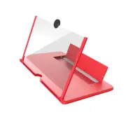 3D Phone 16 Inch Screen Magnifier Amplifier Red