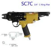 SC7C pneumatic Hog Ring Nailer C-Ring Plier Sofa Mattress Cage Bed Fastening Gun