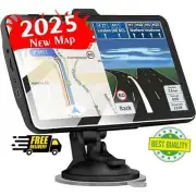 LONGRUF 2025 Car Truck GPS Navigation 7.2Inch Touch Screen Maps Voice Direction