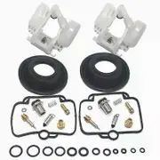 con 2 set for GS500 GS500E GS500F GS 500 E 500E 500F Motorcycle carburetor repair kit plunger diaphragm float 5