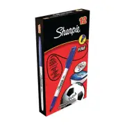 Sharpie Permanent Marker Fine Blue Pack of 12 S0810950