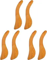 3sets Natural Wood Massage Boards Scraping Tool Massaging Board Lightweight for Family Use 2pcs*3